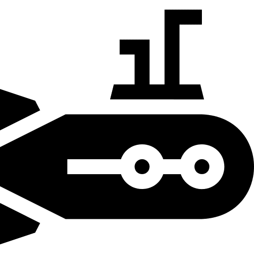 Submarine navigation nautic nautical icon
