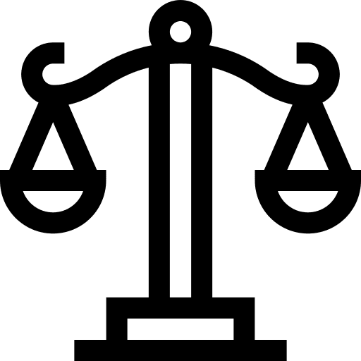 Balance law miscellaneous justice scale icon