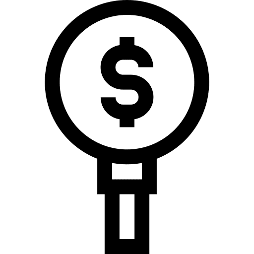 Bid auction bidding money icon