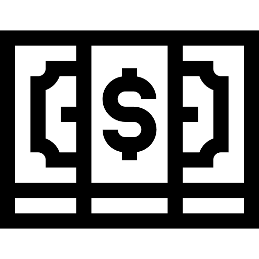 Money dollar business and finance coin icon
