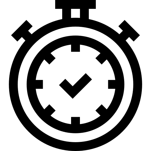 Stopwatch chronometer time and date time icon