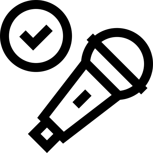 Microphone podcast communications multimedia icon Microphone podcast communications multimedia icon