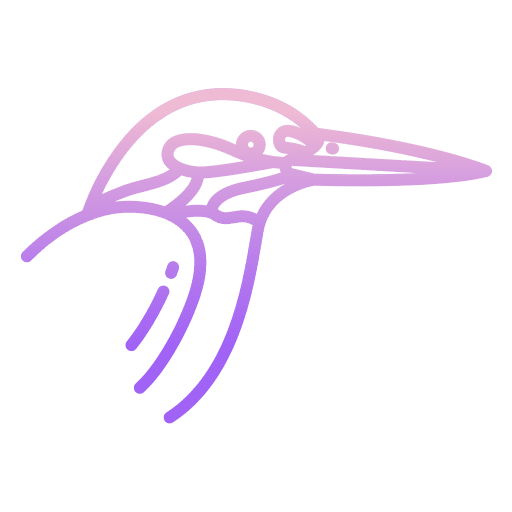 Kingfisher zoology bird ornithology icon Kingfisher zoology bird ornithology icon