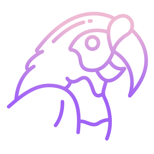 Parrot ornithology zoology animals icon Parrot ornithology zoology animals icon