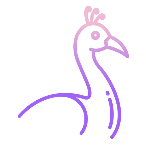 Peacock ornithology zoology animals icon Peacock ornithology zoology animals icon