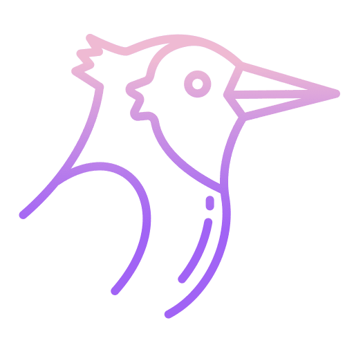 Bird woodpecker wild life zoology icon Bird woodpecker wild life zoology icon