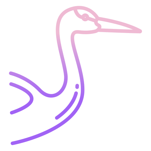 Crane animal kingdom bird zoology icon Crane animal kingdom bird zoology icon