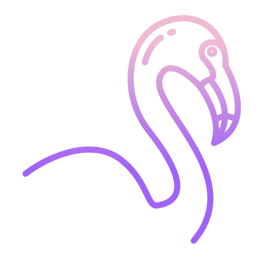 Flamingo animal kingdom wildlife nature icon Flamingo animal kingdom wildlife nature icon