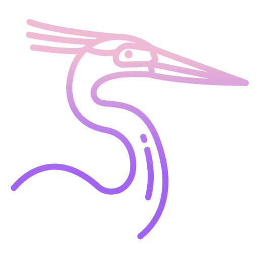 Heron beak animals bird icon Heron beak animals bird icon