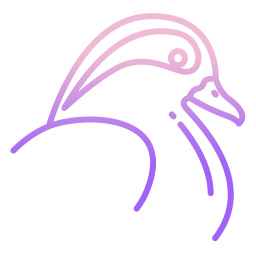 Mandarin face mandarin duck icon Mandarin face mandarin duck icon