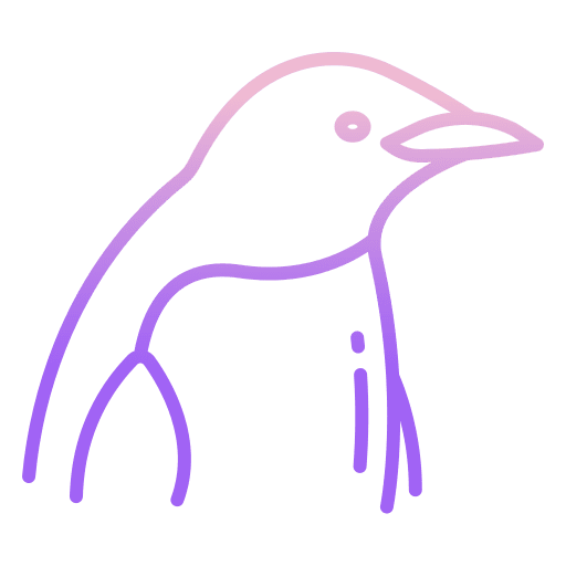 Penguin bird penguin wild life icon Penguin bird penguin wild life icon