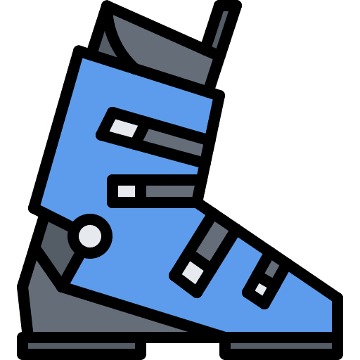Ski boots ski boots equipment winter sport icon