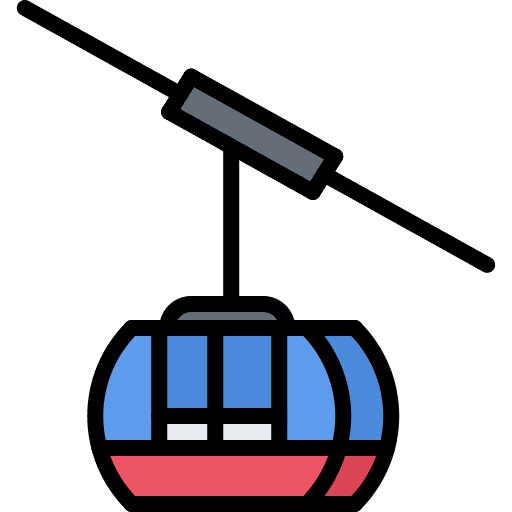 Ski lift winter sport sports and competition lift icon