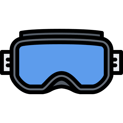 Glasses sport sports and competition winter sport icon Glasses sport sports and competition winter sport icon