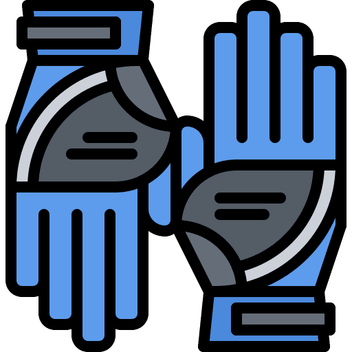 Gloves sport sports and competition clothes icon Gloves sport sports and competition clothes icon