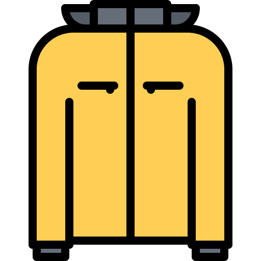 Jacket winter sport equipment sports and competition icon Jacket winter sport equipment sports and competition icon