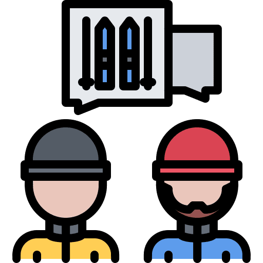 Ski consultation winter sport sports and competition icon Ski consultation winter sport sports and competition icon