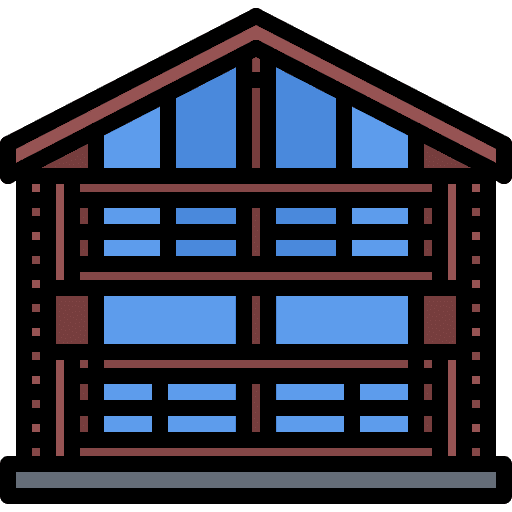 Chalet house sports and competition chalet icon Chalet house sports and competition chalet icon