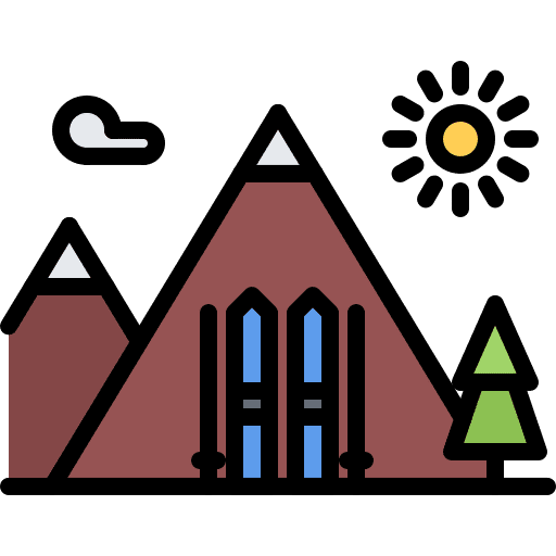 Winter sport winter sport mountain tree icon Winter sport winter sport mountain tree icon