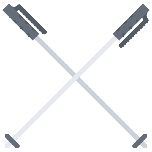 Ski poles sport ski sports and competition icon Ski poles sport ski sports and competition icon