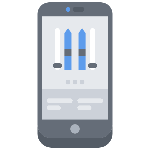 Ski sports and competition ski phone icon Ski sports and competition ski phone icon