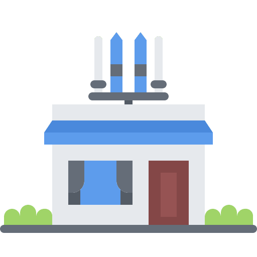 Winter sport building sports and competition shop icon Winter sport building sports and competition shop icon