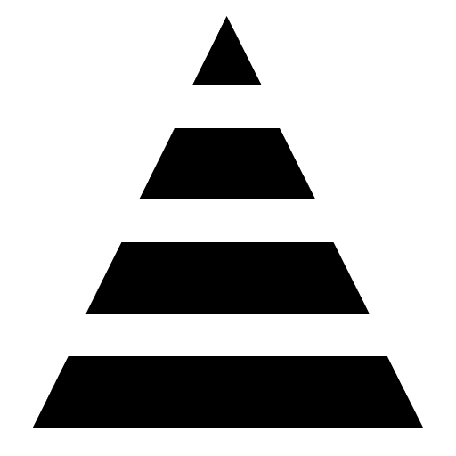 Piramid state graphic piramid icon