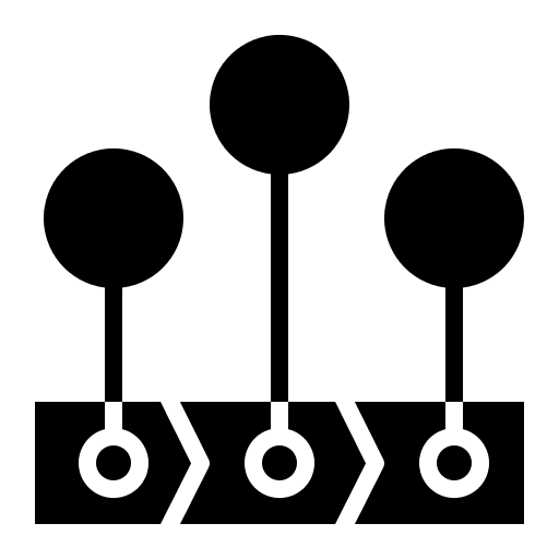 Timeline arrow timeline circle icon