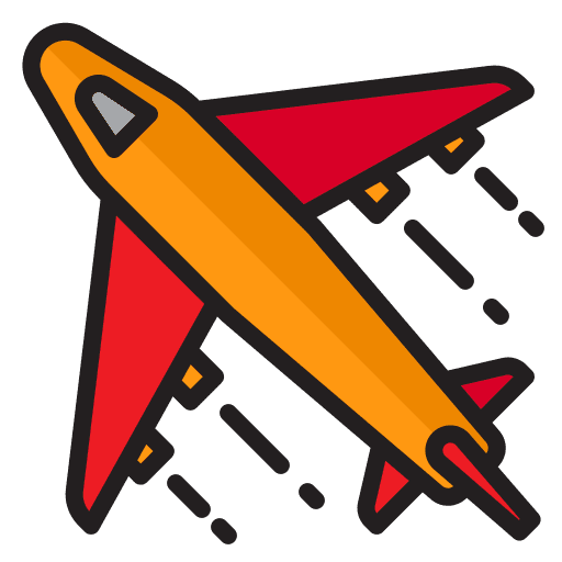 Airplane flight jet delivery icon Airplane flight jet delivery icon
