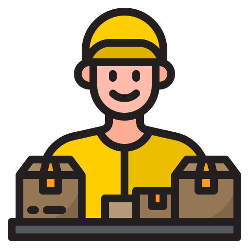 Courier delivery courier professions and jobs icon Courier delivery courier professions and jobs icon