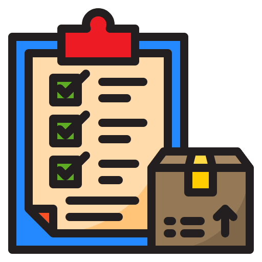 Delivery logistic list shipping and delivery icon Delivery logistic list shipping and delivery icon