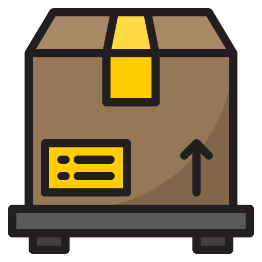 Parcel parcel delivery shipping icon