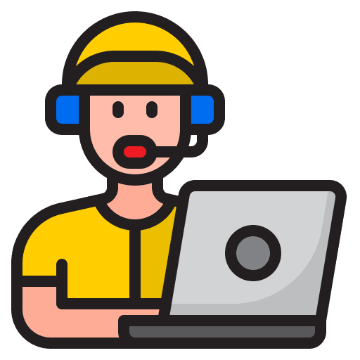 Call center professions and jobs help tech support icon Call center professions and jobs help tech support icon