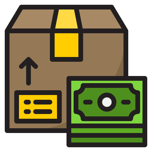 Cash cash parcel logistic icon Cash cash parcel logistic icon