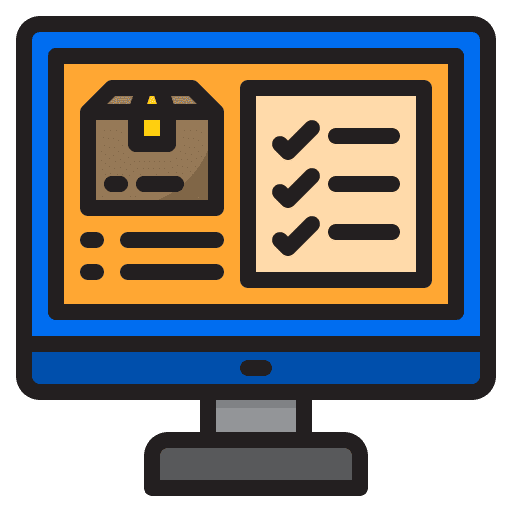 Delivery parcel box logistic icon Delivery parcel box logistic icon