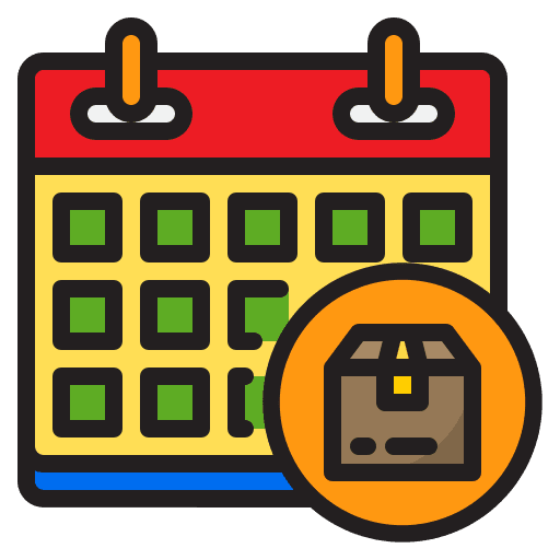Calendar calendar box logistic icon Calendar calendar box logistic icon