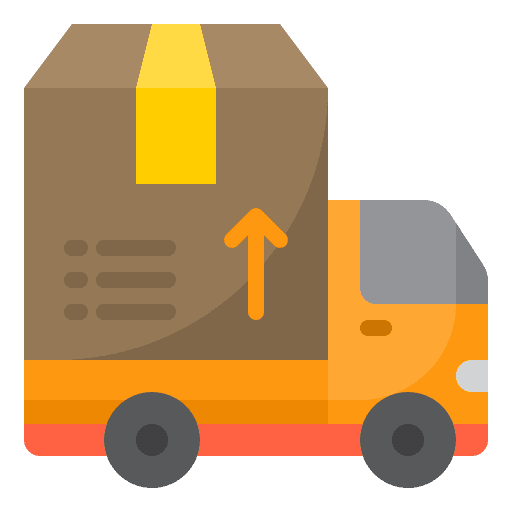 Delivery truck logistic shipping delivery truck icon