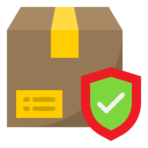 Protection protection package safe box icon Protection protection package safe box icon