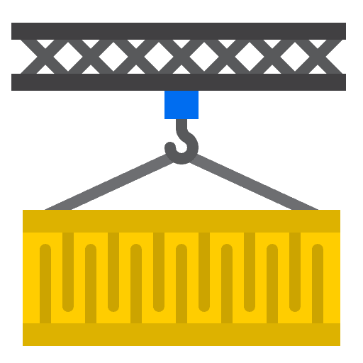 Container parcel logistic delivery icon Container parcel logistic delivery icon