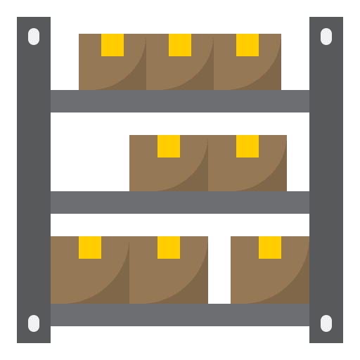Distribution shipping and delivery parcel warehouse icon Distribution shipping and delivery parcel warehouse icon