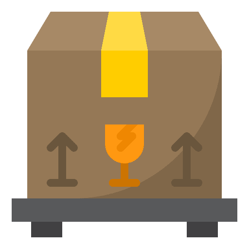 Parcel package delivery box icon Parcel package delivery box icon
