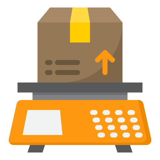 Parcel weight logistic parcel weight package icon Parcel weight logistic parcel weight package icon