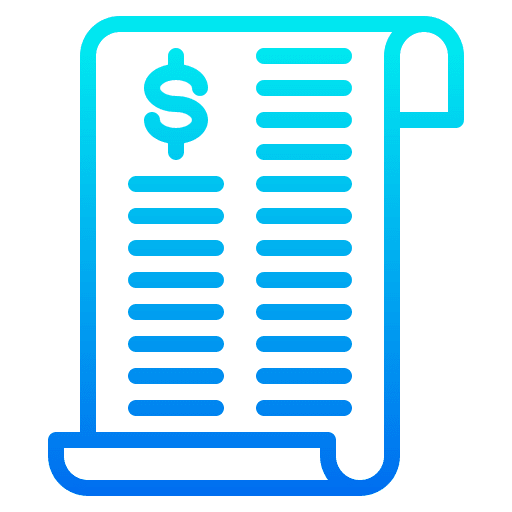 Bill ticket payment business and finance icon Bill ticket payment business and finance icon