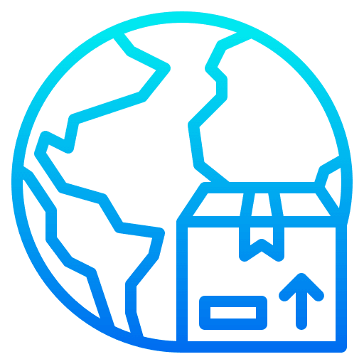 Delivery global delivery world icon