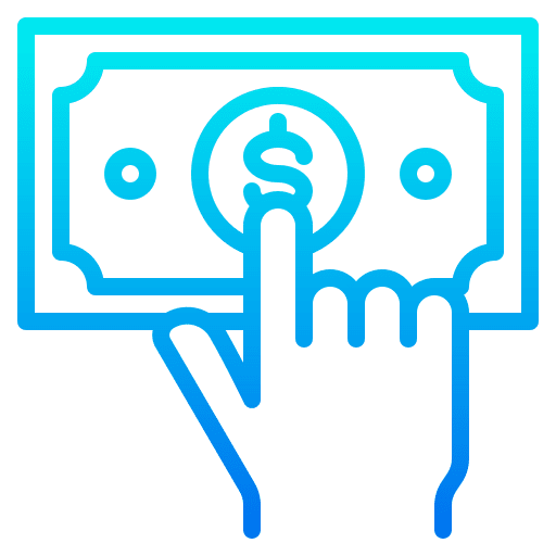 Money cash money online icon