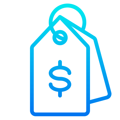Price tag dollar label commerce and shopping icon Price tag dollar label commerce and shopping icon