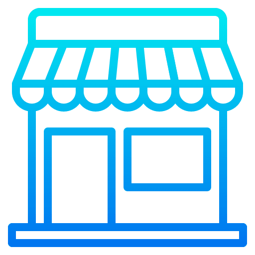 Store architecture and city commerce building icon Store architecture and city commerce building icon