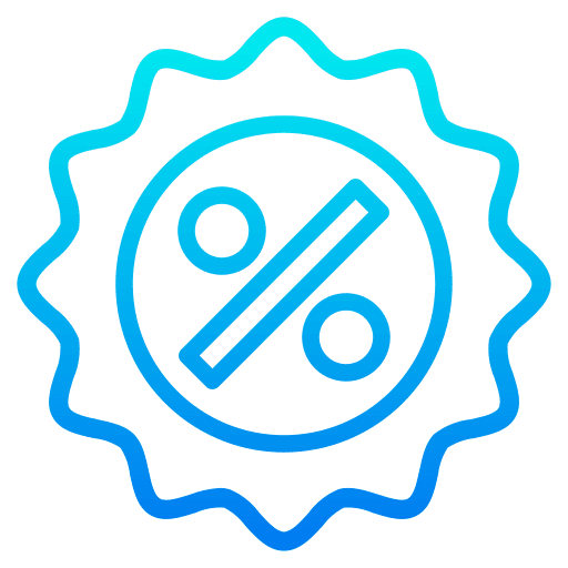 Discount badge commerce and shopping discount badge percentage icon Discount badge commerce and shopping discount badge percentage icon