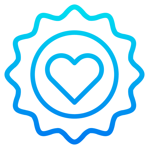 Heart shapes and symbols love sticker icon Heart shapes and symbols love sticker icon