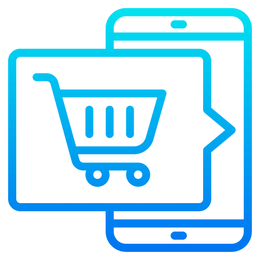 Online shopping ecommerce electronics smartphone icon Online shopping ecommerce electronics smartphone icon